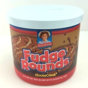 Last Price Drop! Goose Creek Little Debbie Fudge Rounds Scented 3-Wick Candle
